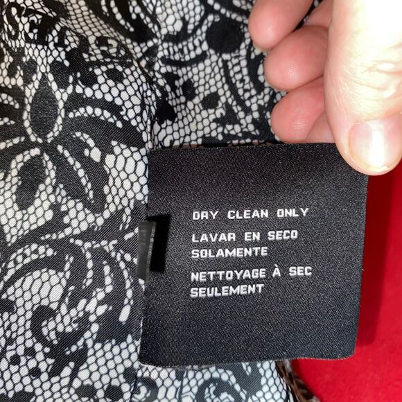 Vintage Guess Wool Blend Y2K Pea Coat SZ L Fuzzy Lined Gold Button Goth 90’s - Picture 9 of 9